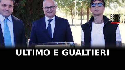 Ultimo e Gualtieri a sorpresa insieme a San Basilio