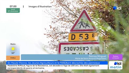 07/11/2024 - ICI Matin France Bleu Limousin en vidéo