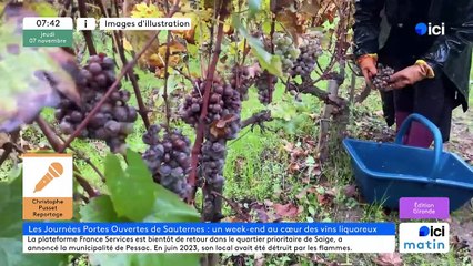 07/11/2024 - ICI Matin France Bleu Gironde en vidéo