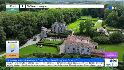 07/11/2024 - ICI Matin France Bleu Pays Basque en vidéo