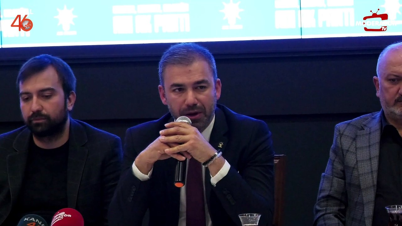 Ak Parti Onikişubat İlçe Başkanlığı'ndan Kongre öncesi basın toplantısı
