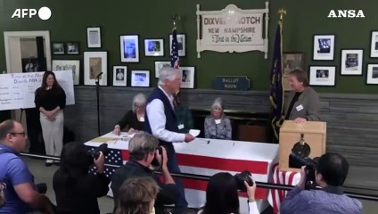 Usa2024,  Harris e Trump pari in villaggio New Hampshire