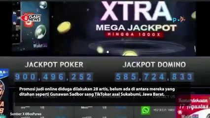 28 Artis dan Influencer Diduga Promosi Judi Online