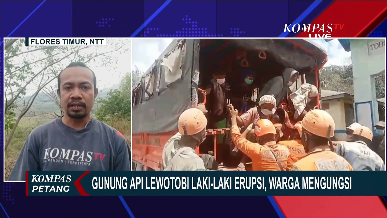 Update! Kondisi Warga Terkini Usai Erupsi Gunung Lewotobi Laki-Laki di Flores Timur NTT