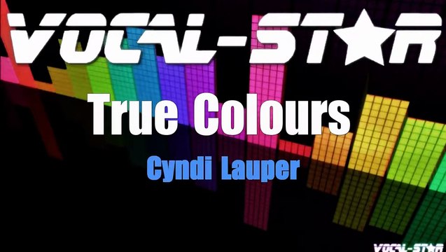 Cyndi Lauper - True Colors (Karaoke)