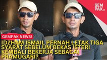 #GempakVideoNews : Cerai Bukan Sebab Orang Ketiga, Idzham Ismail Pernah Letak Tiga Syarat Sebelum Bekas Isteri Kembali Bekerja Sebagai Pramugari - 