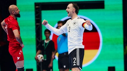 Zwei Traumtore eröffnen: 6:2-Sieg der deutschen Futsaler im Video