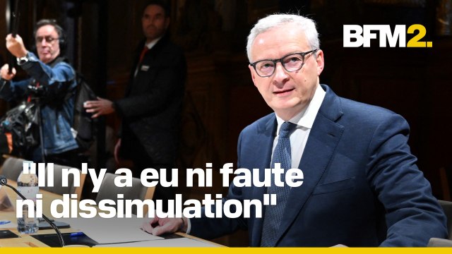 J'assume toutes mes responsabilités : Bruno Le Maire, au sujet du dérapage des finances publiques