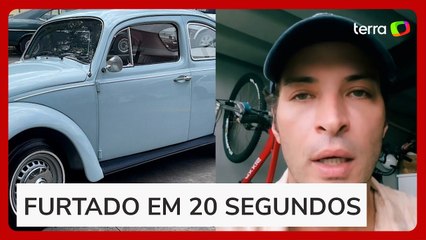 Ator Leandro Lima faz apelo para tentar reaver Fusca furtado em SP: ‘Agradeço muito’