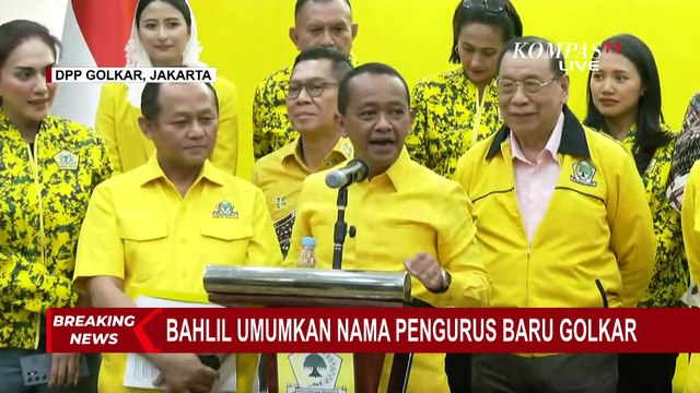 Isu Jokowi & Wapres Gibran Masuk Golkar, Bahlil Lahadalia: Belum Ada