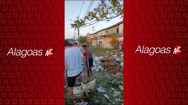 Explosão de Gás destrói apartamentos e deixa três mortos em residencial de Maceió