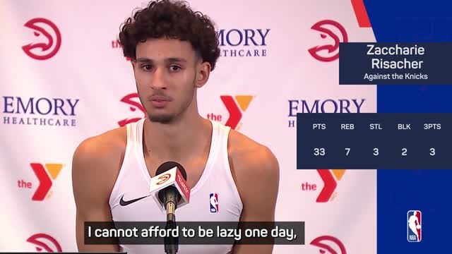 No. 1 overall Draft pick Risacher 'just wants to compete' after career-high