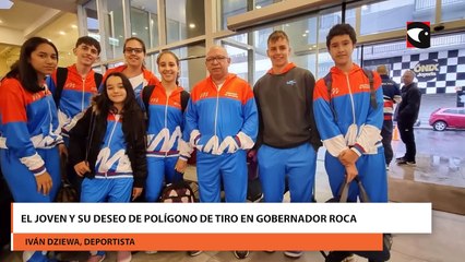 El joven y su deseo de polígono de tiro en Gobernador Roca