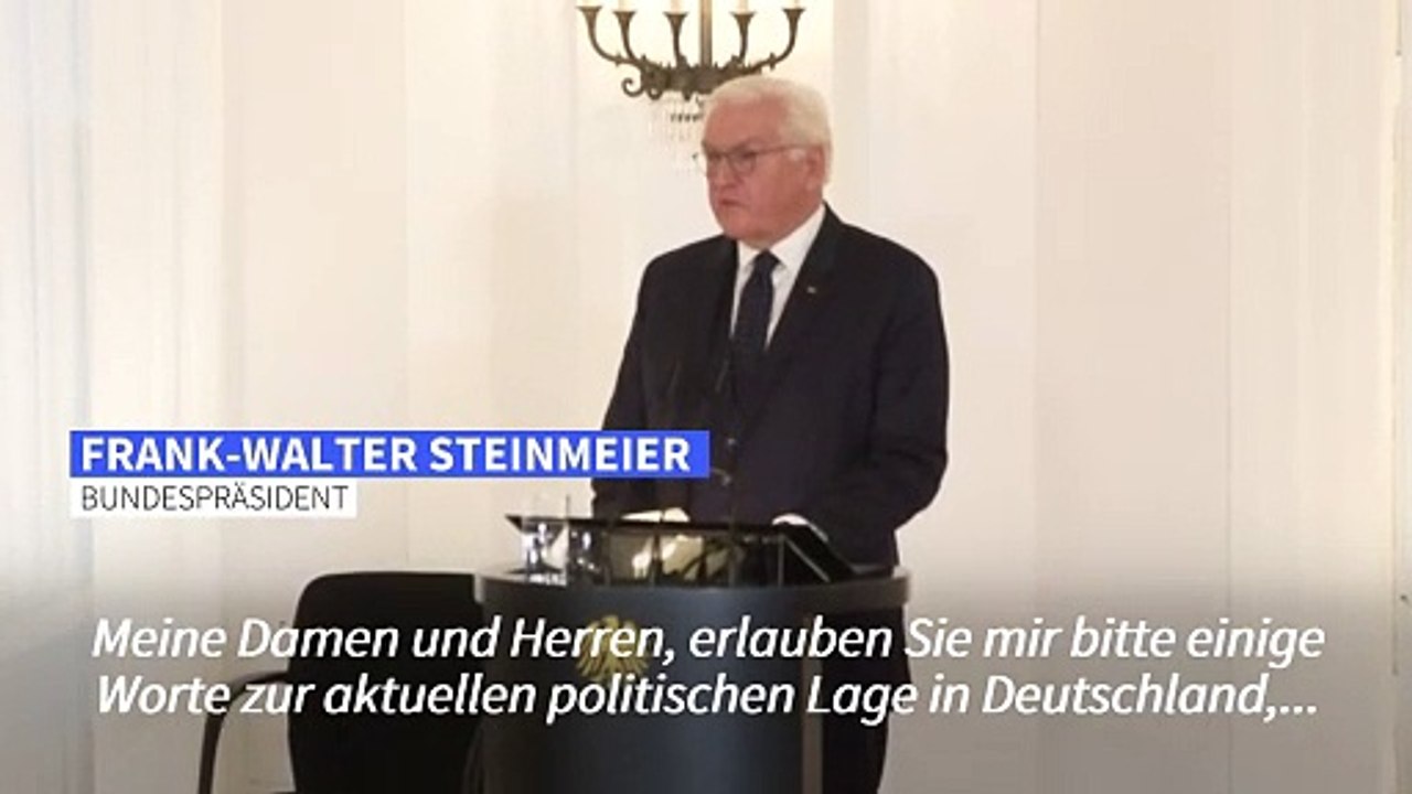 Steinmeier: "Es ist nicht die Zeit für Taktik und Scharmützel"