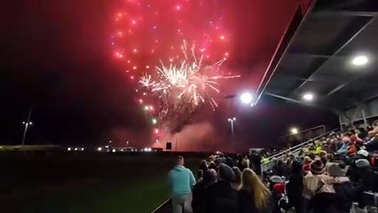 Fireworks display ahead of Truro City FC game against Chippenham