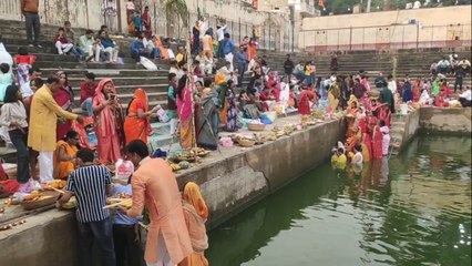 अलवर में छठ पूजा का उत्सव