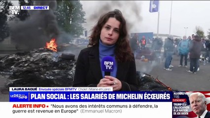 "Dans huit mois, je n'ai plus de travail": la grève se poursuit à l'usine Michelin de Cholet