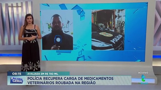 Polícia recupera R$ 700 mil em remédios veterinários roubados