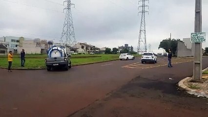 HB20 e Ranger se envolvem em acidente no Parque Verde