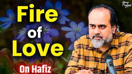Fire of Love is stoked only by the oblations of mind and body || Acharya Prashant, on Hafiz (2016)