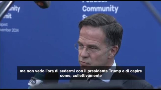 Rutte (Nato): parlerò con Trump della minaccia di Russia e Nord Corea
