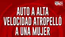 Accidente en el country: circulaba a toda velocidad y embistió a una mujer