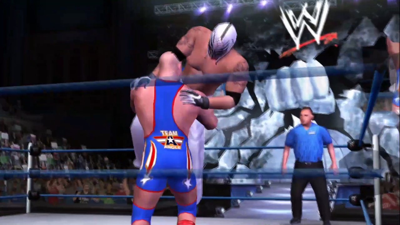 WWE Kurt Angle vs Rey Mysterio SmackDown 26 August 2004 | SmackDown Here comes the Pain PCSX2