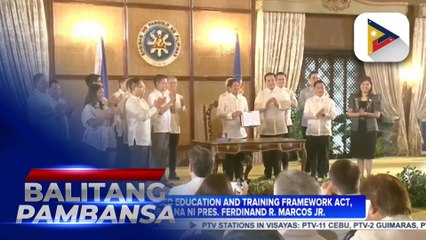 Enterprise-Based Education and Training Framework Act, pinagtibay na ni PBBM; ugnayan ng private sector at gobyerno sa pagsasanay sa mga manggagawa, mapapalalim sa EBET Framework Act