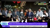 Inicia el Primer Congreso Mundial del Mariachi en la Plaza Garibaldi