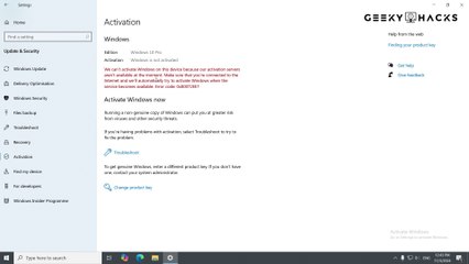 How to Deactivate Windows Activation By Removing Product Key