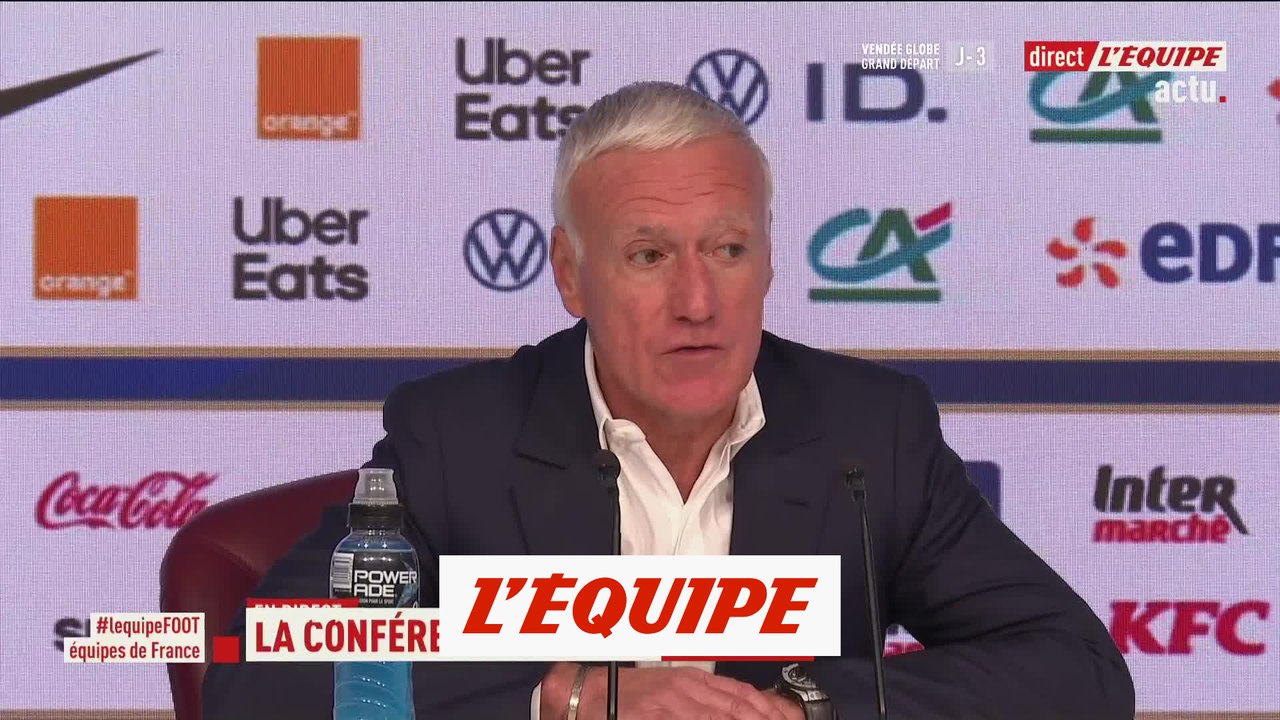 Deschamps sur l'absence de Mbappé : «Je pense que c'est mieux comme ça» - Foot - Bleus
