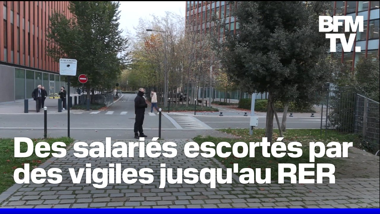 Des salariés escortés par des vigiles jusqu'au RER