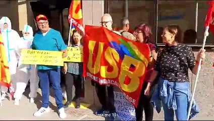 Protesta Usb a Cagliari: "Vogliamo i fatti"