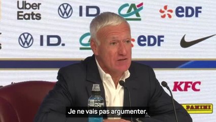 Bleus - Deschamps se prive de Mbappé : "C'est mieux comme ça"