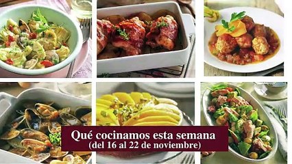 Qué cocinamos del 16 al 22 de noviembre - Cocina Fácil