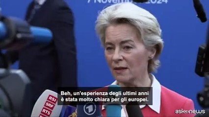 Von der Leyen: non vedo l'ora di lavorare nuovamente con Trump