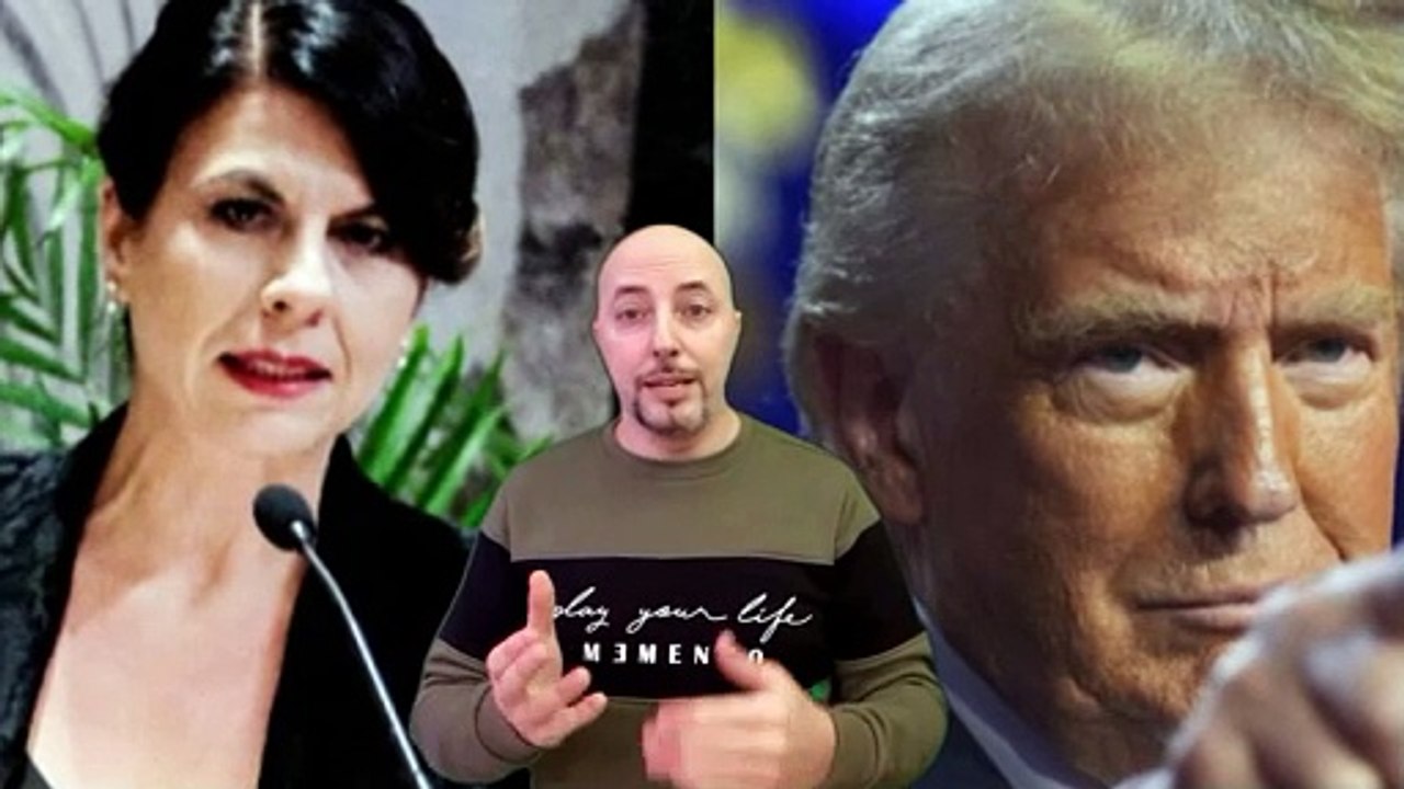 Anche Geppi Cucciari ha qualche parola per l'America con il suo monologo