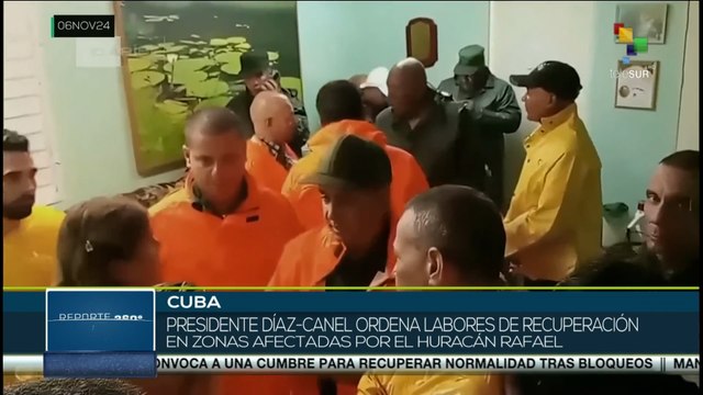 Reporte 360 07-11 Cuba en recuperación tras afectaciones por huracán Rafael