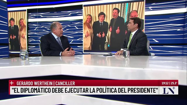 Werthein dijo estar programando la comunicación entre Milei y Trump