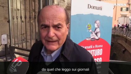 Bersani: "Mi sembra che il giudice abbia colto la questione"