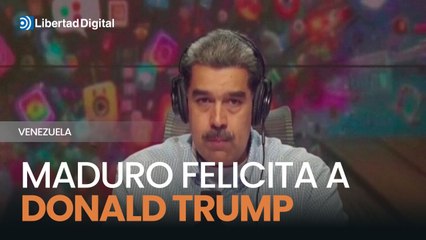 Maduro felicita a Trump y espera un "nuevo comienzo" en sus relaciones