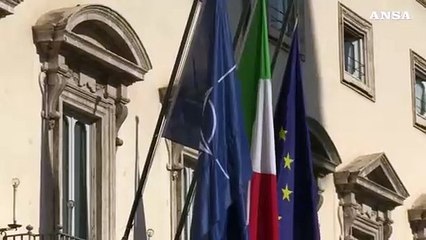Nato, il segretario generale Mark Rutte a Palazzo Chigi per l'incontro con Meloni