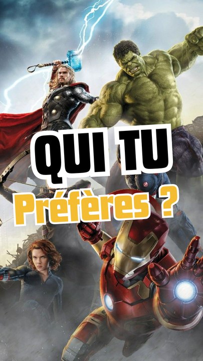 Qui tu préfères ? Version personnage