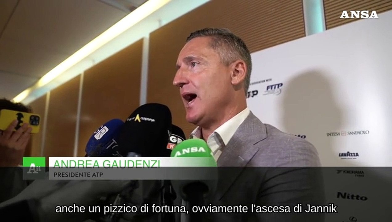 Nitto Atp Finals, Gaudenzi: "Incoroneremo Sinner numero 1 al mondo"