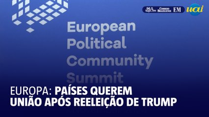 Europa quer mostrar uma frente unida diante do retorno de Trump