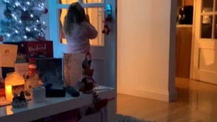 Girl's glass door scare prank idea shatters after she clumsily falls back