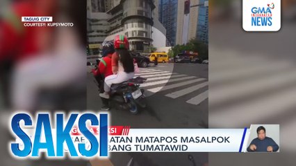 Babae, sugatan matapos masalpok ng SUV habang tumatawid | Saksi