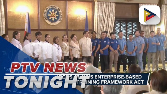 PBBM inks Enterprise-Based Education and Training Framework Act