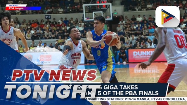 TNT Tropang Giga takes the pivotal game 5 of the PBA finals