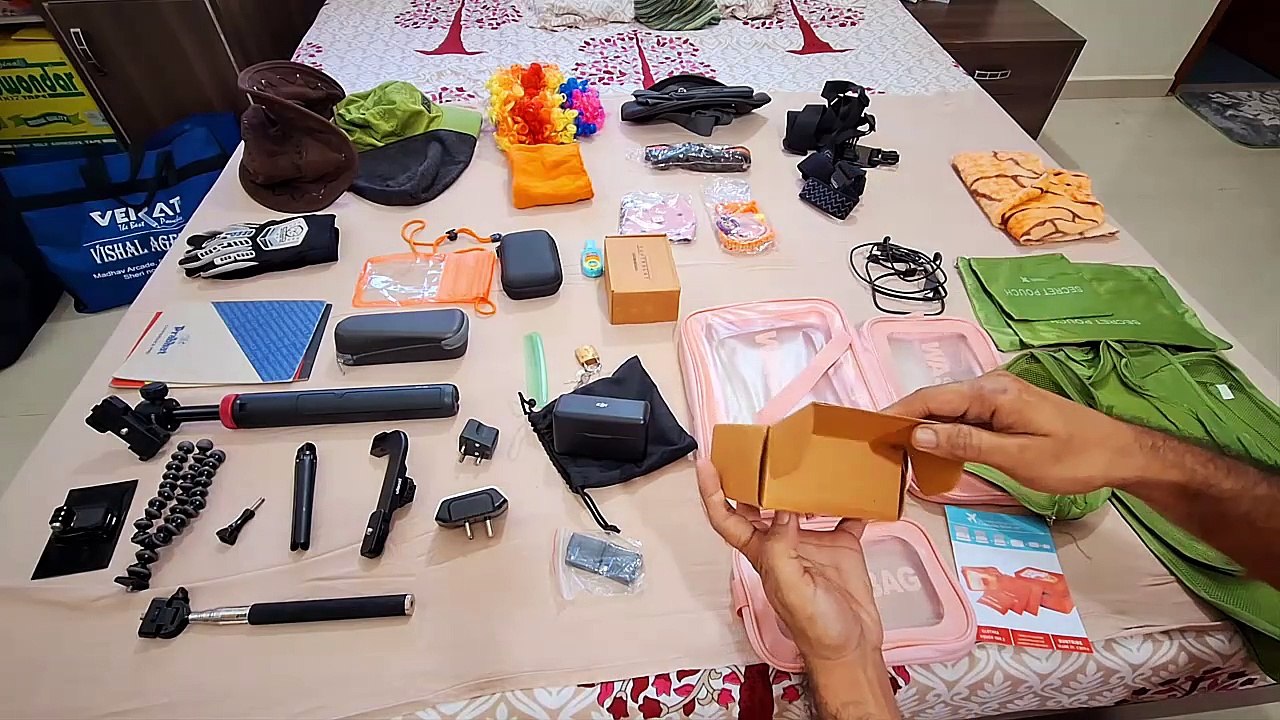 Travel Digital Accessories Storage Bag, Gadget Organizer Case Portable Zippered Pouch